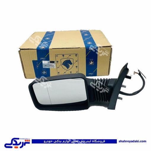 پژو آینه بغل برقی 405 تاشو دستی چپ ایساکو با پایه  10103799 ( عمده )